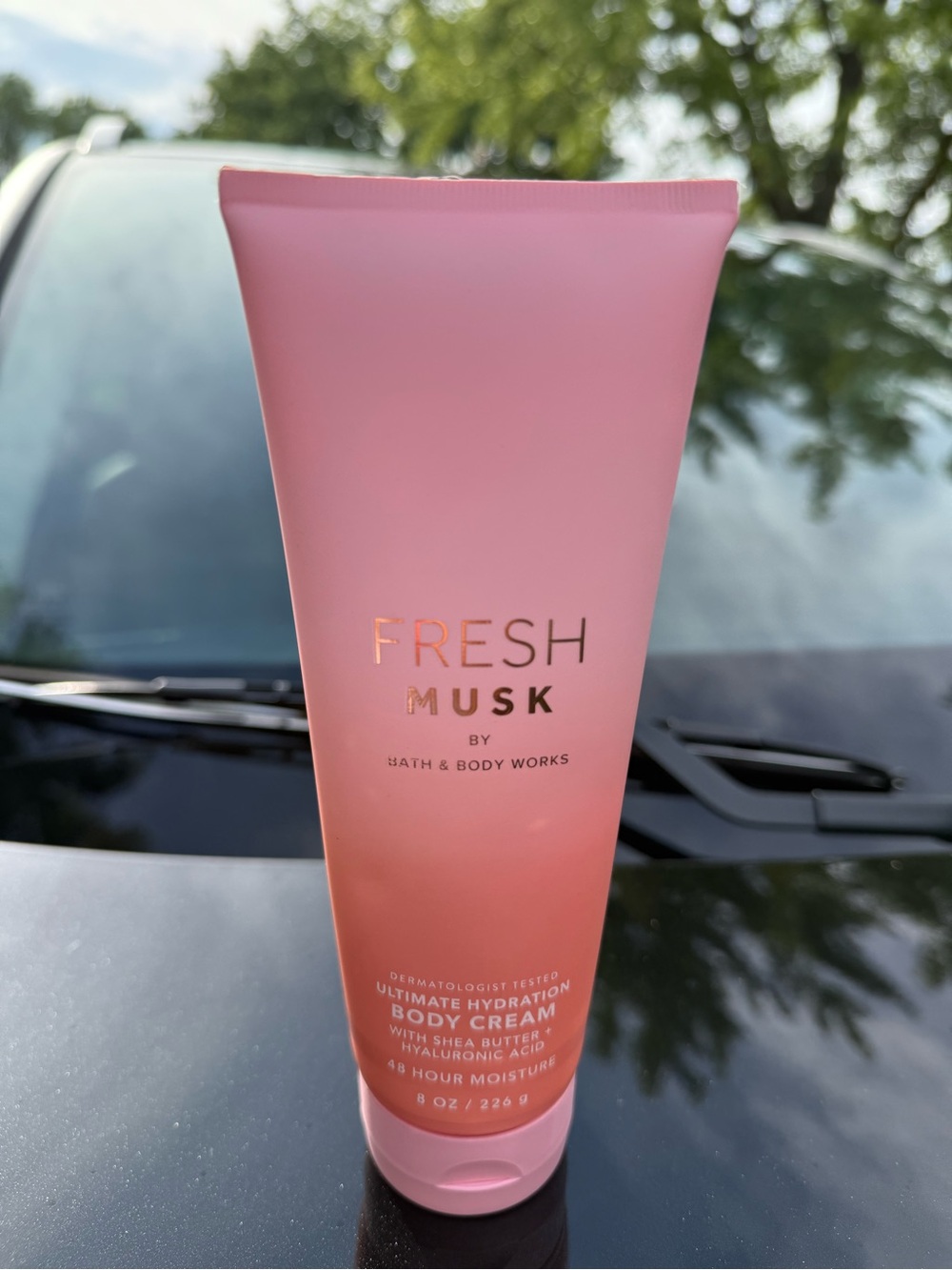 Bath & Body Works Fresh Musk Body Cream - 🩷